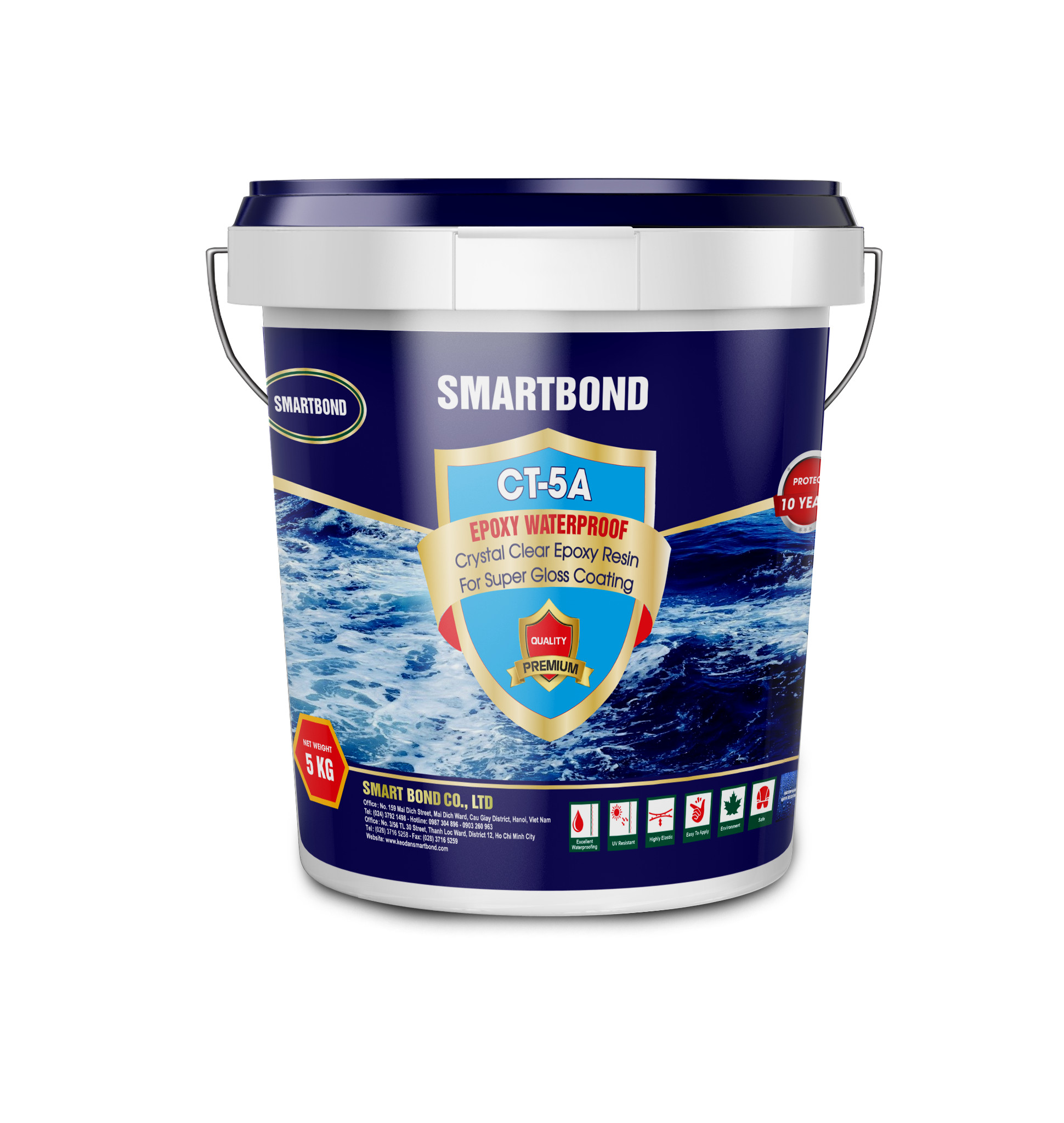 HỆ KEO EPOXY HAI THÀNH PHẦN CHỐNG THẤM, BƠM KHE NỨT KẾT CẤU